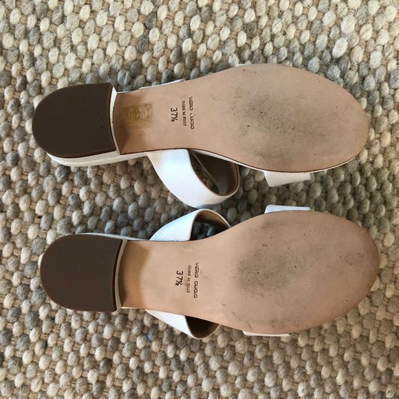 Barneys Vero Cuoio Green Italian Leather Sandals - Picture 3 of 3